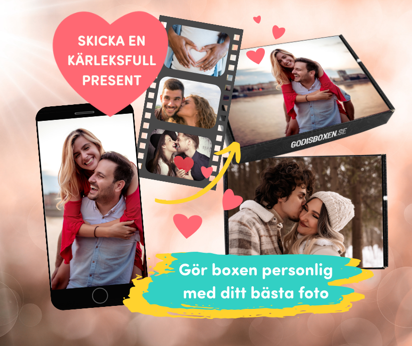 Du kan alltid göra din present till pojkvännen personlig med ett foto på er två tillsammans ❤️ Det ingår dessutom alltid i priset!